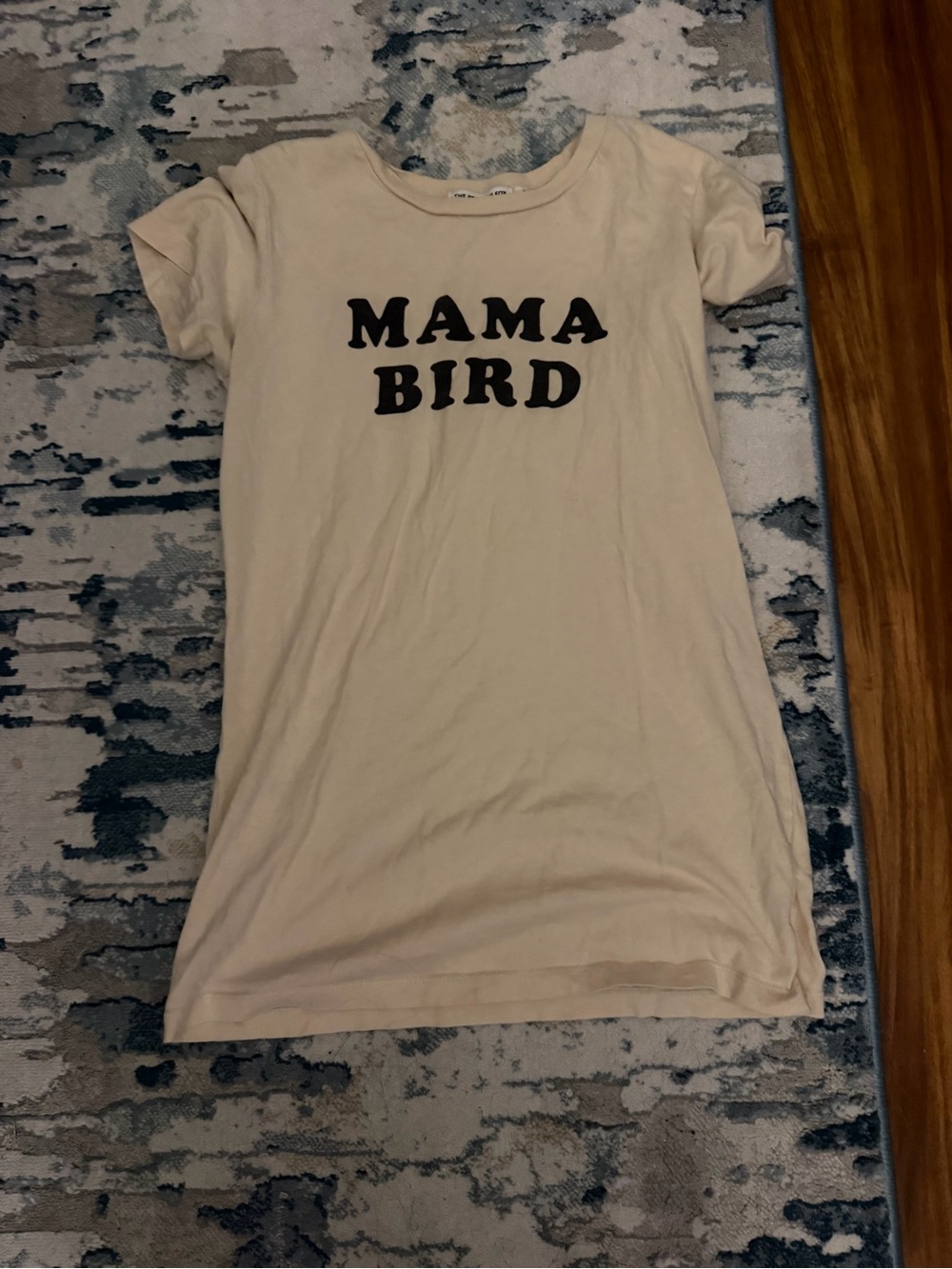 Mama Bird Cream Tee